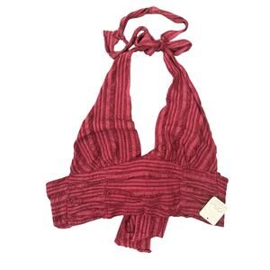 Free People Women's Forever Mine Crop Halter Top Size S